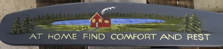 At Home Find Comfort And Rest Sign
