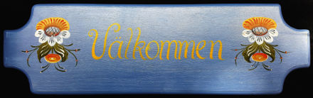 Scandinavian V&auml;lkommen (Welcome) Sign